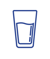 Glass of water icon
