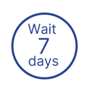 Wait 7 days icon