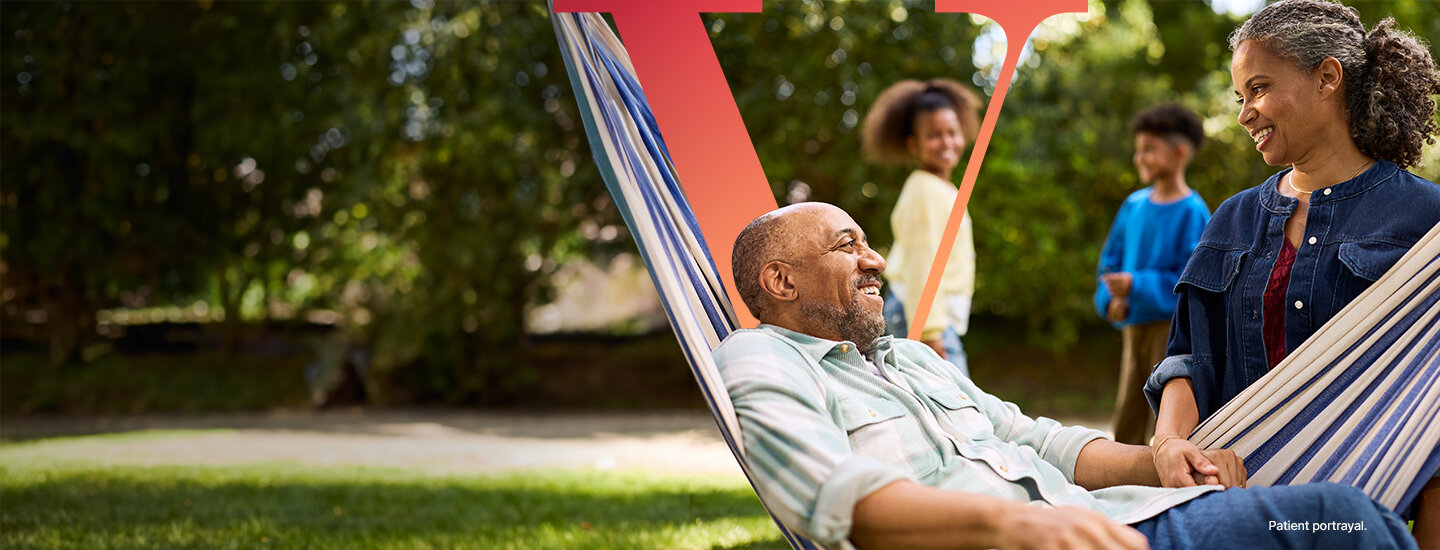 Man in a hammock